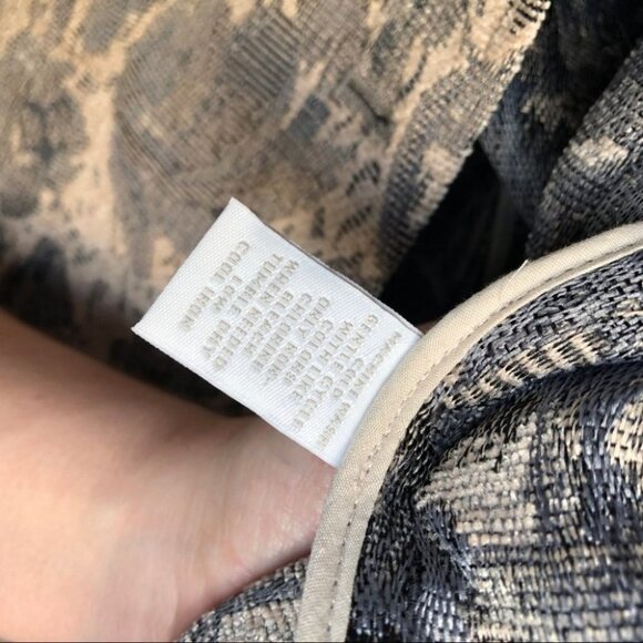 Charter Club  Petites floral tan jean-ish jacket - Picture 8 of 12